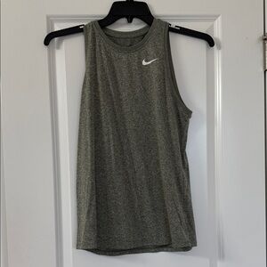 Nike Athletic Heather Gray Tank Top